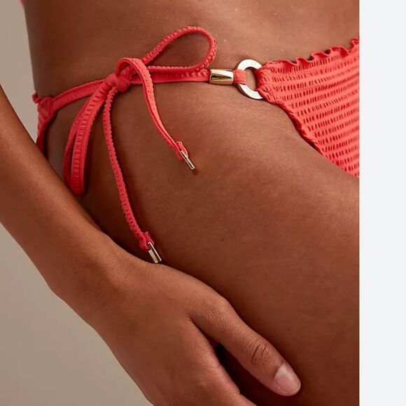 Sea Level/Anthropologie... Messina The Side Pant Flame size 6 NWT $74.95 - Picture 4 of 8